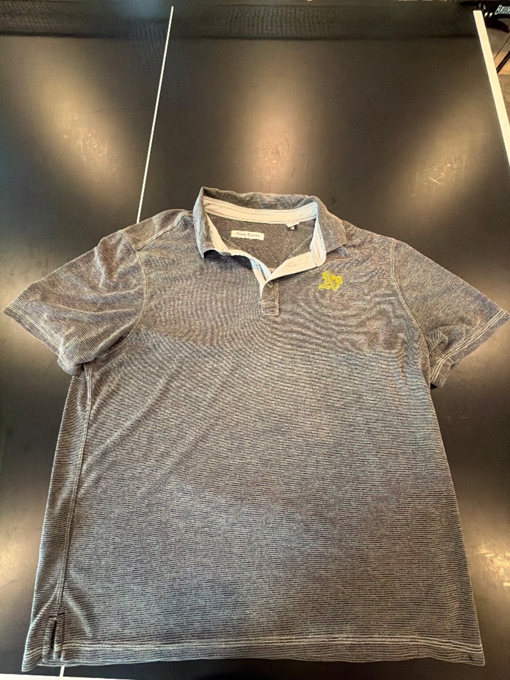 Tommy Bahama Oakland Athletics Men’s Golf Polo Gray MLB